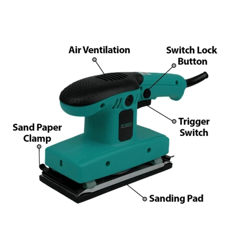 Hi Max 7 Inch Orbital Sander 350W 185Mm Ic030