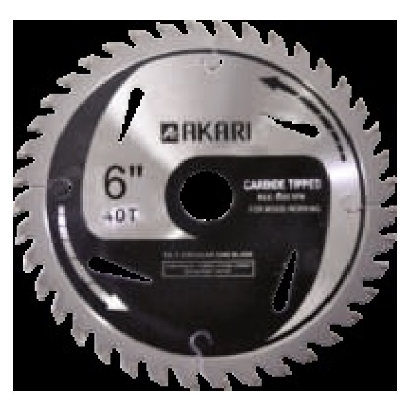 Akari TCT FOR WOOD CUTTING (AKARI) 6" X 40T (50PCS)