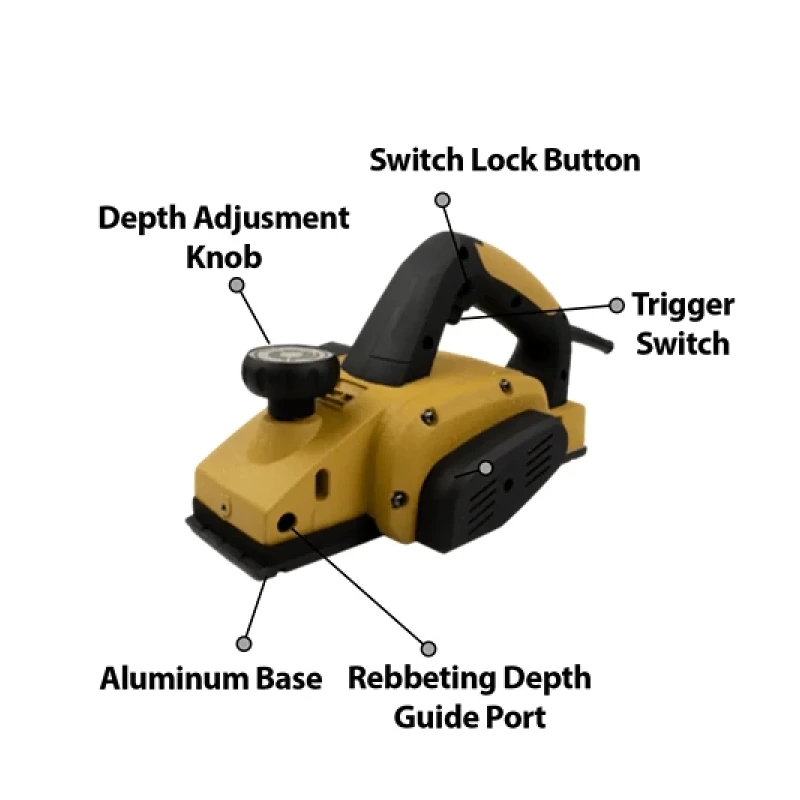 Xtra Power Xpg8204 Wood Planer 650W 82Mm