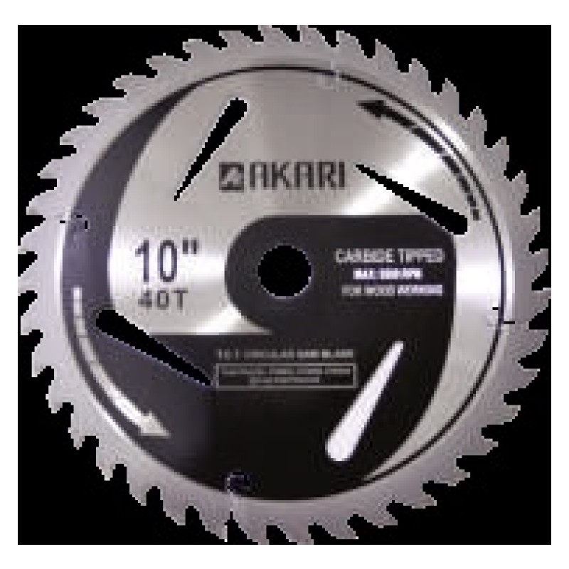 Akari TCT FOR WOOD CUTTING (AKARI) 10" 40T (25PCS)