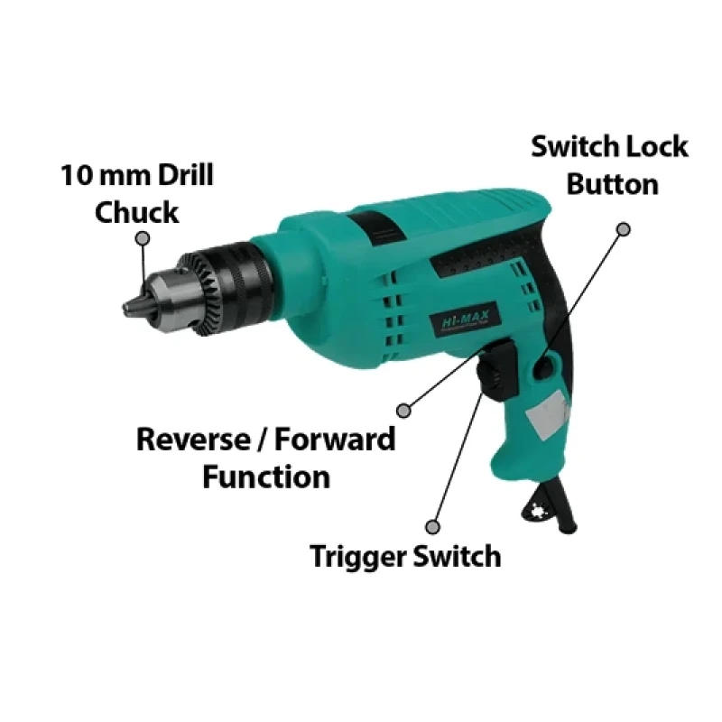 Hi Max Drill Machine 10Mm 400W Ic067