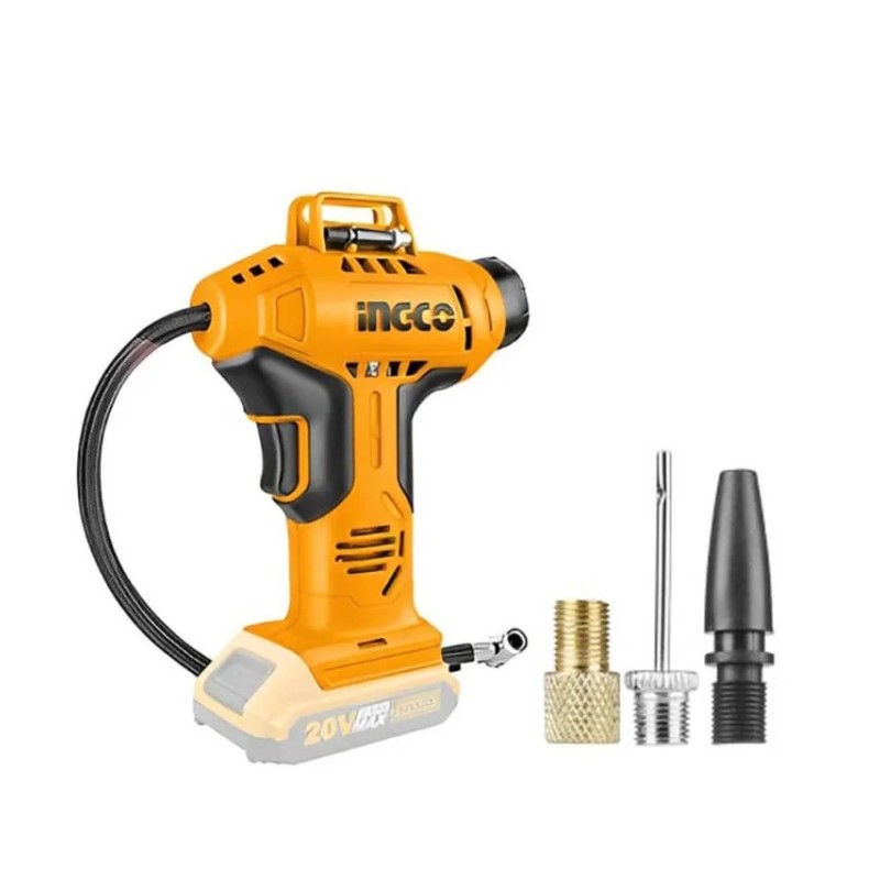 INGCO LITHIUM-ION AUTO AIR COMPRESSOR 20V 10 BAR - CACLI2018