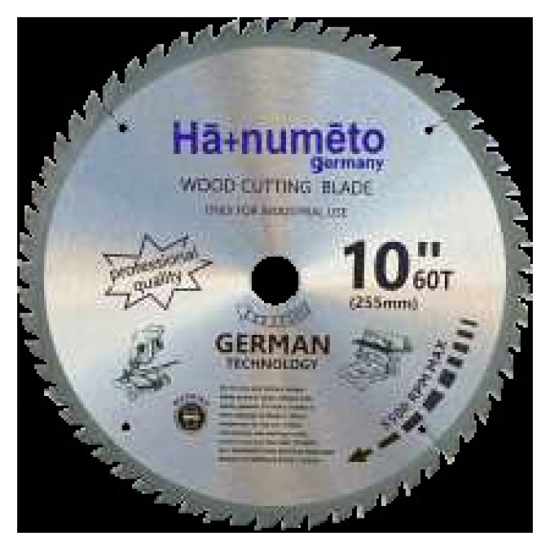 Akari TCT FOR WOOD CUTTING (HANUMETO) 10" X 60T (30PCS)