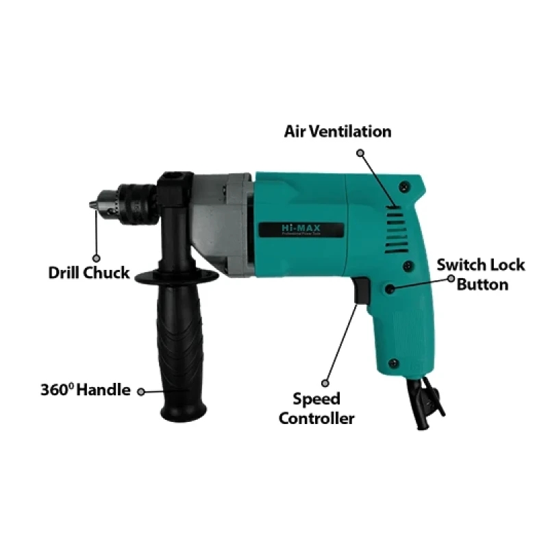 Hi Max Drill Machine 10Mm 600W Ic016