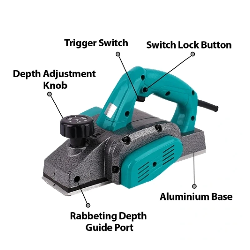Hi Max Ic004 Wood Planer 600W 82Mm