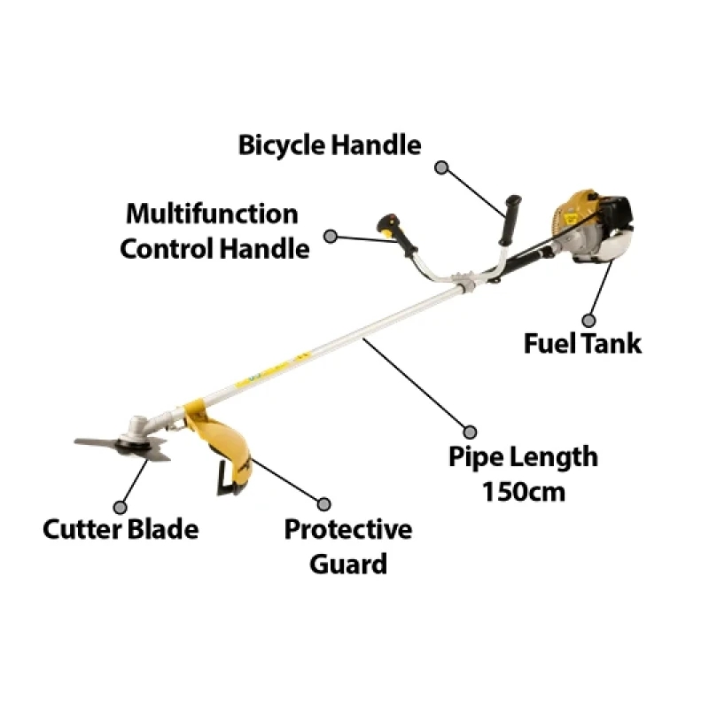 Xtra Power 10 Inch Gasoline Brush Cutter 43Cc 255Mm Xpgbc2S