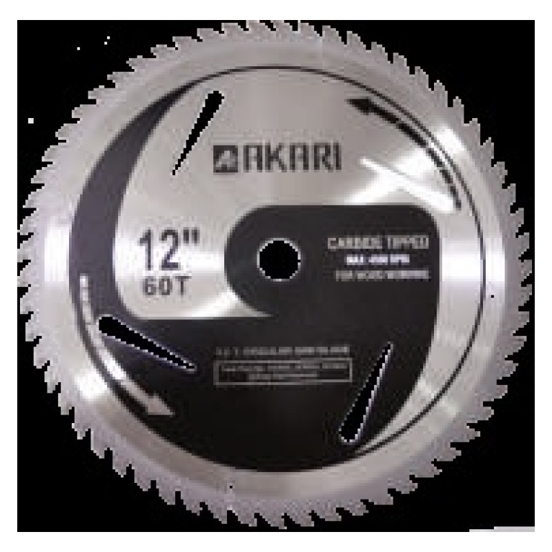 Akari TCT FOR WOOD CUTTING (AKARI) 12" 60T (20PCS)