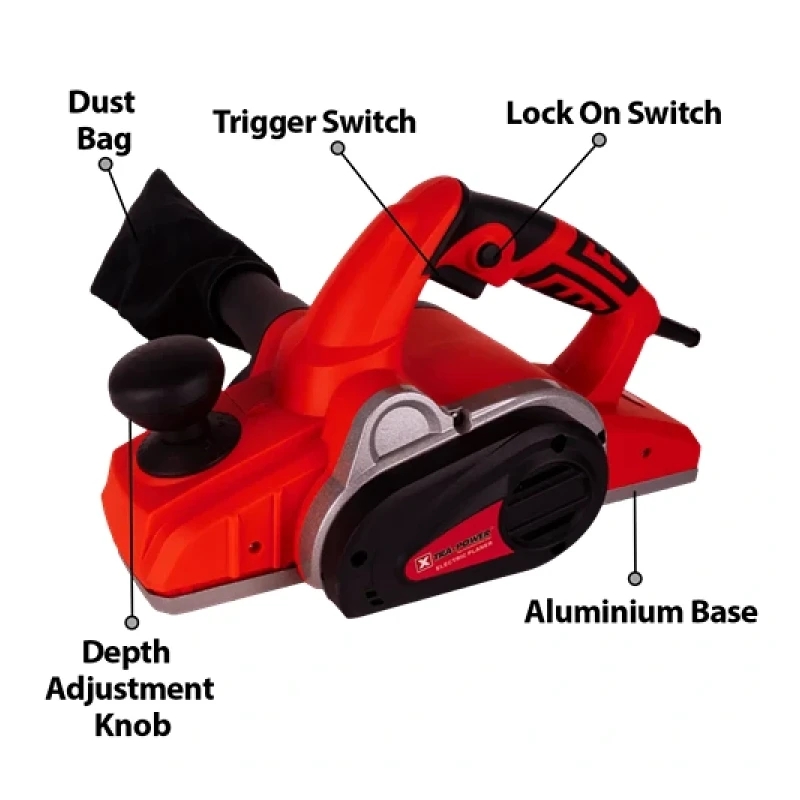 Xtra Power Xpt456 Wood Planer 1200W 110Mm