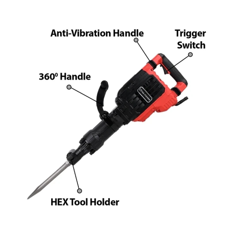Xtra Power Xpt519 Demolition Hammer 1700W 24Kg