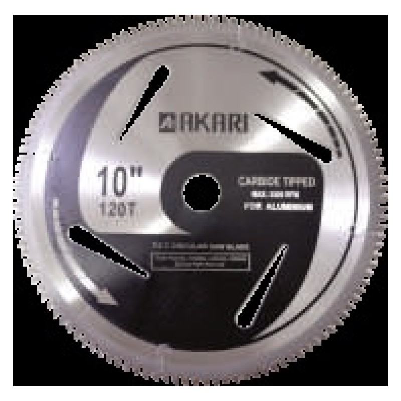 Akari TCT FOR ALLUMINIUM CUTTING (AKARI) 10" X 120 T (25PCS)