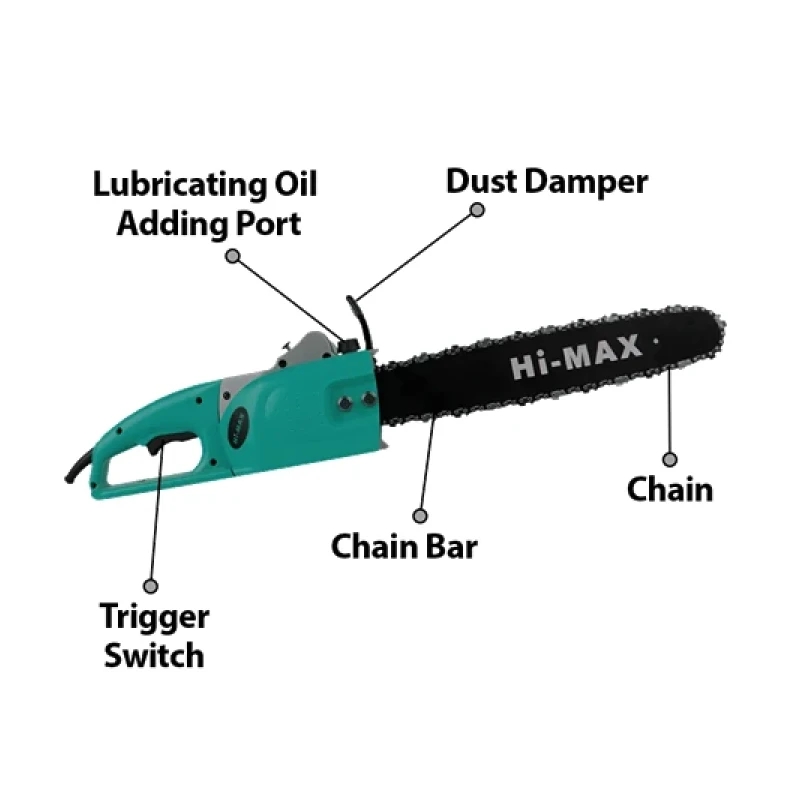 Hi Max 16 Inch Electric Chain Saw 405Mm 1300W Ic013A