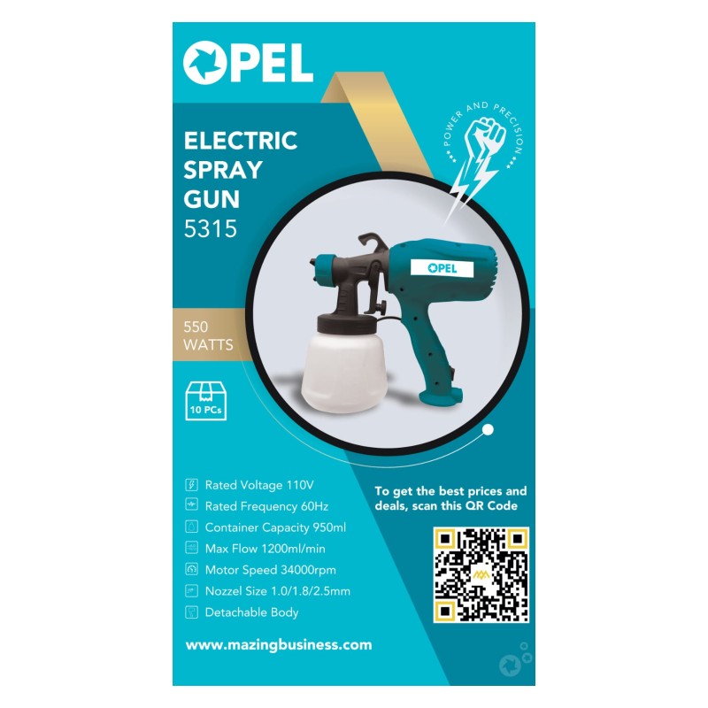 OPEL 5315 - 550WTS ELECTRIC SPRAY GUN