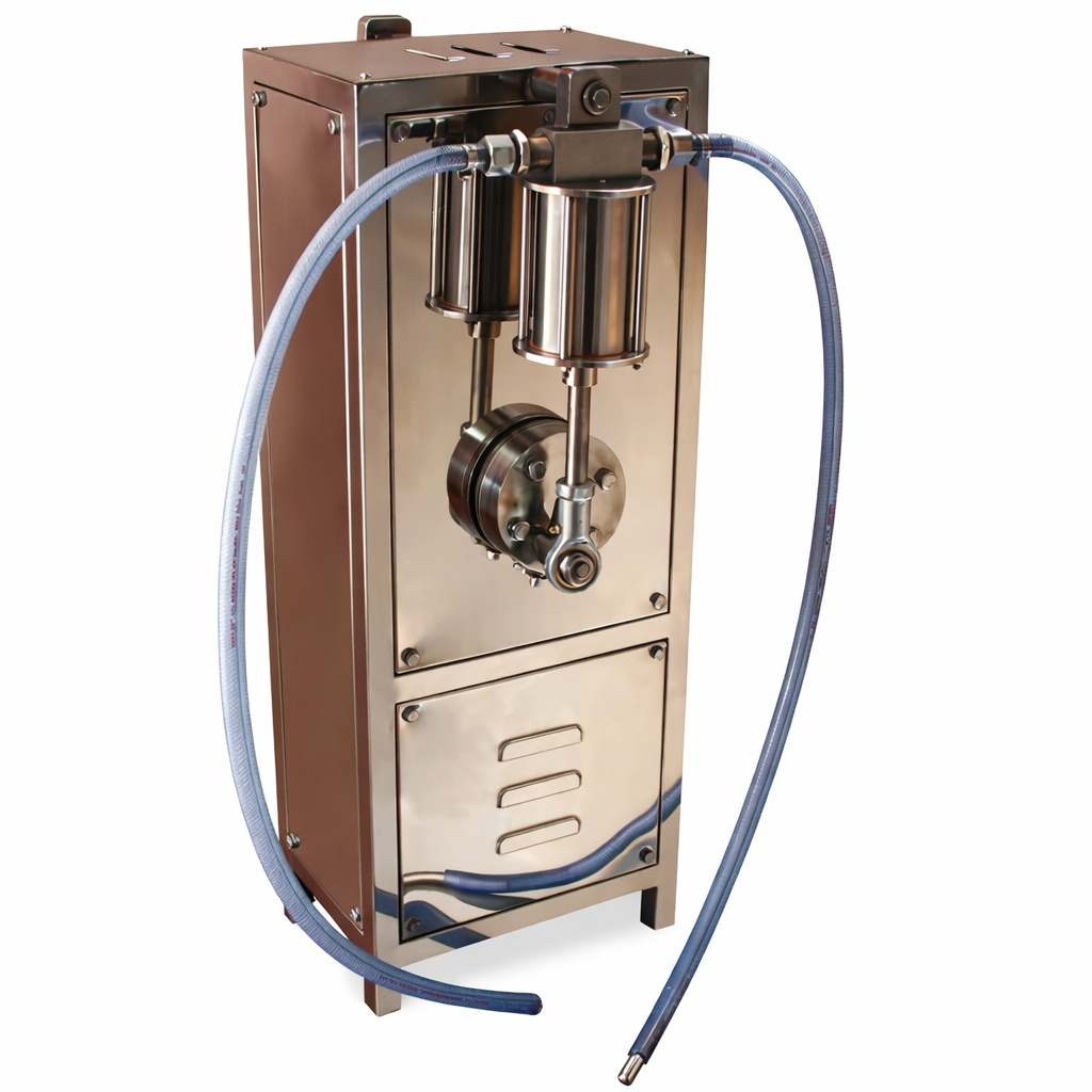 MOTORISED VOLUMETRIC LIQUID FILLING MACHINE