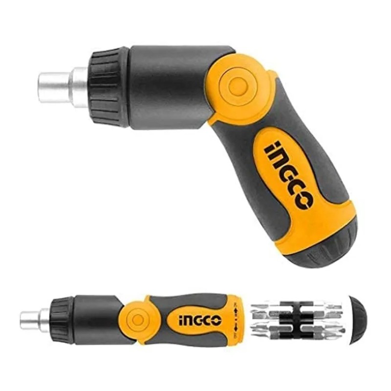 INGCO 13 IN 1 RATCHET SCREWDRIVER SET - AKISD1208