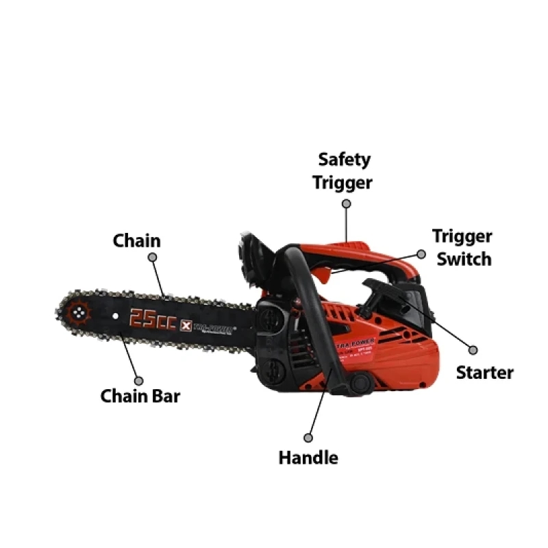 Xtra Power 12 Inch Gasoline Chain Saw 300Mm 25Cc Xpt585