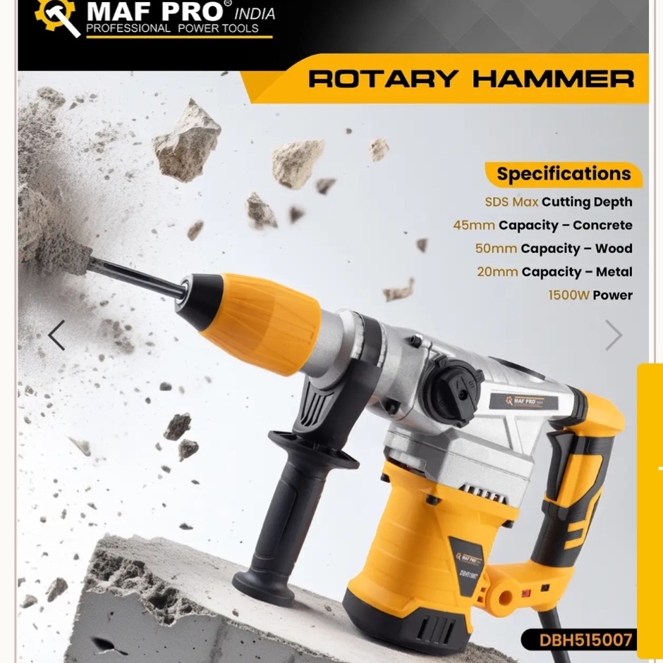 MAF Rotary Hammer 26mm SDS Max 850W - DBH515007