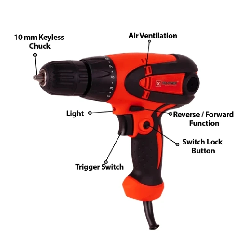 Xtra Power Screw Driver 400W 10Mm Xpt431