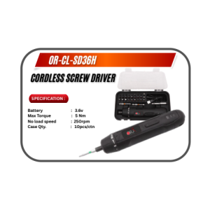 ORA CORDLESS SCREW DRIVER 3.6V 5NM - OR-CL-SD36H