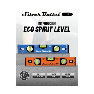 SILVER BULLET SPIRIT LEVEL -12" - SLM 6512