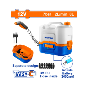 WADFOW CORDLESS PRESSURE WASHER 12V - WQX2512