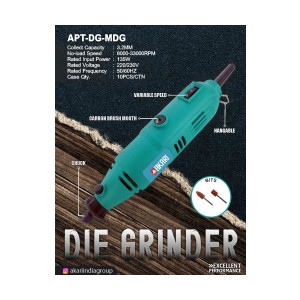 Akari Mini Die Grinder (3.2Mm) (8000-30000Rpm) (10 Pcs) - Apt-Dg-Mdg
