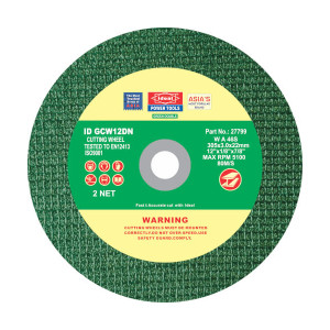 Ideal Abrasives Green Id Cut Off 12" 2net Idgcw12dn
