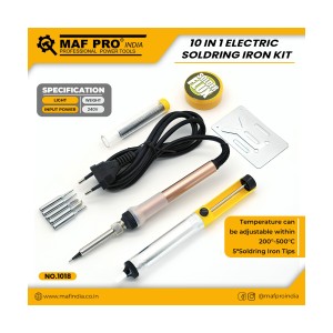 MAF PRO 10 IN 1 ELECTRIC SOLDERING IRON KIT - NO.1018