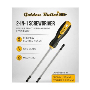 GOLDEN BULLET SCREWDRIVER TWO IN ONE 100MM - CTW 100