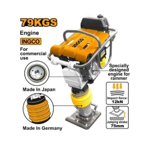 INGCO GASOLINE TAMPING RAMMER 3.2KW - GRTS90