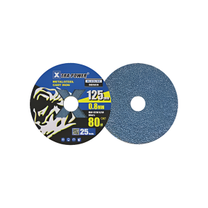 Xtra Power 5 Inch Fiber Disc 125Mm Blue Line 0.8Mm - 80 Grit