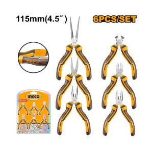 INGCO 6 PCS MINI PLIERS SET - HMPS06115