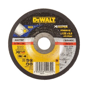 DEWALT DC WHEEL - 125 X 6.0 X 22.23MM - INOX GRINDING DT99580-QZ