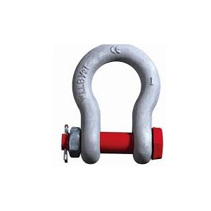 LIFTGEAR US TYPE BOW SHACKLE NUT BOLT G2130
 CAPACITY- 8.5T WEIGHT-2Kg