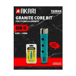 AKARI GRANITE CORE BITS (FOR ANGLE GRINDER) 14MM