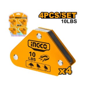 INGCO 4 PCS MAGNETIC WELDING HOLDER SET - AMWH4001