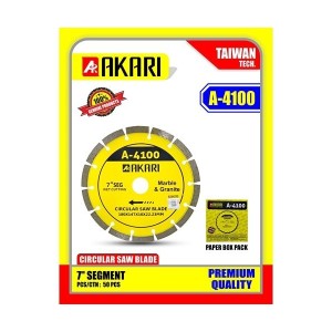AKARI MARBLE CUTTING BLADE AKARI NEW SERIES A-4100 7" SEG 14T