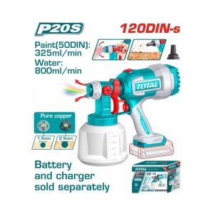 TOTAL CORDLESS SPRAY GUN 20V - TSGLI2OO42