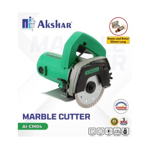 AKSHAR MARBLE CUTTER (45MM) 1200W - AI-CM 04-SA (6 MONTH WARRANTY)