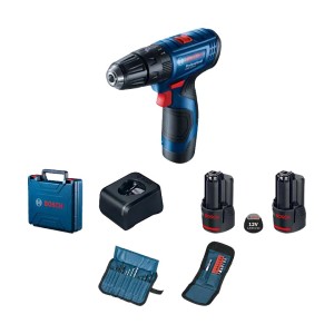 BOSCH CORDLESS IMPACT DRILL DRIVERS GSB 120-LI 0.8/10MM KIT 06019G81F2
