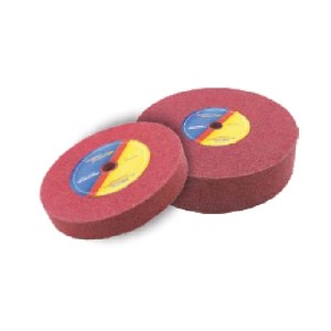 GOLDEN BULLET NON WOVEN POLISH WHEEL BROWN 8 INCHX1 INCH, U1/5P