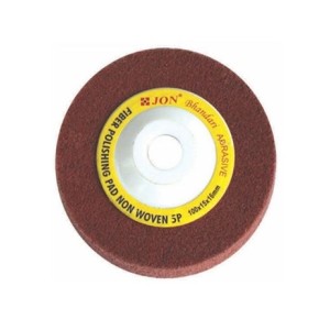 JON BHANDARI POLISHING PAD NON WOVEN 5P (BROWN) 4" 1ST - N-001-A