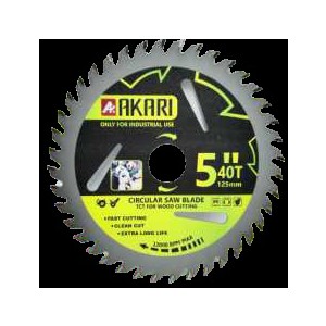 Akari TCT FOR WOOD CUTTING (AKARI) 5" X 40T (200PCS)