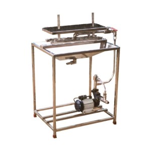 ADVANCE RINSER WITH 2 NOZZLES – PRESS TYPE – WITH STAND, TRAY & PUMP FOR PET / GLASS BOTTLES - R – 2 – M