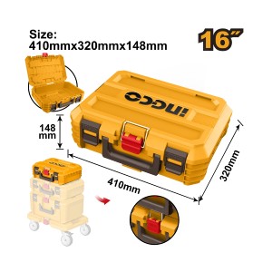 INGCO 16 INCH 16" STACKABLE TOOL BOX - PBXS101