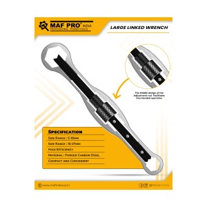 MAF PRO LARGE LINKED WRENCH 5-27MM
