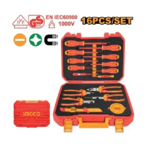 INGCO 16 PCS INSULATED HAND TOOLS SET - HKITH1601