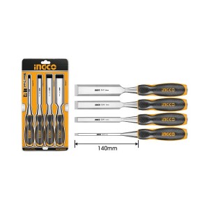INGCO 4 PCS WOOD CHISEL SET - HKTWC0401