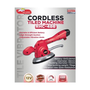 RED HORSE CORDLESS TILE VIBRATOR 12V - RHC - 486