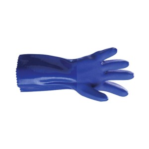 SAFETY BLUE PVC SUPPORTED GLOVES 14" (LS-120)