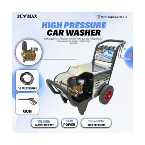 FLYMAX PRESSURE WASHER CAR WASHER 4 HP 100 BAR (TROLLY TYPE)